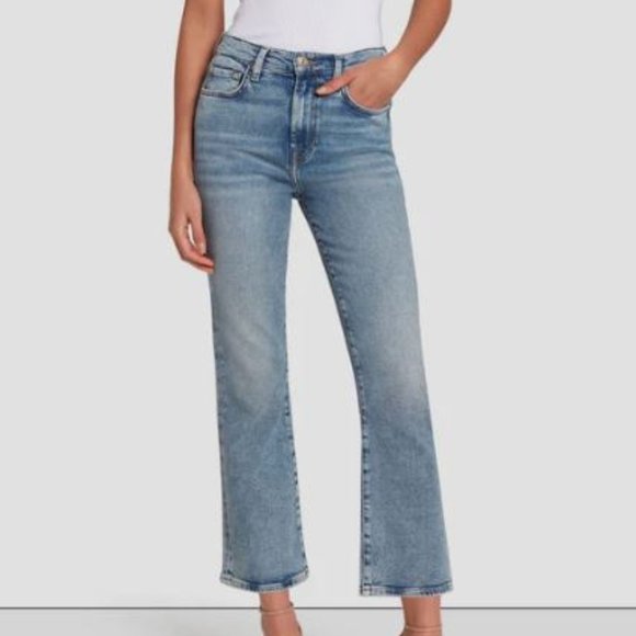 NWT! For all 7 Mankind LUXE VINTAGE HIGH WAIST SLIM KICK - Picture 3 of 6